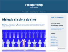 Tablet Screenshot of parintifericiti.com